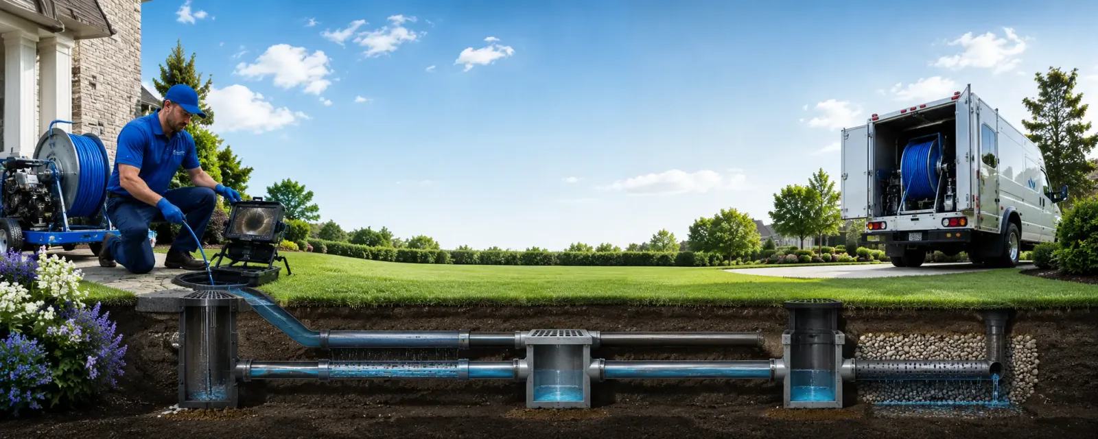 Outdoor drain cleaning information for Pewee Valley, KY
